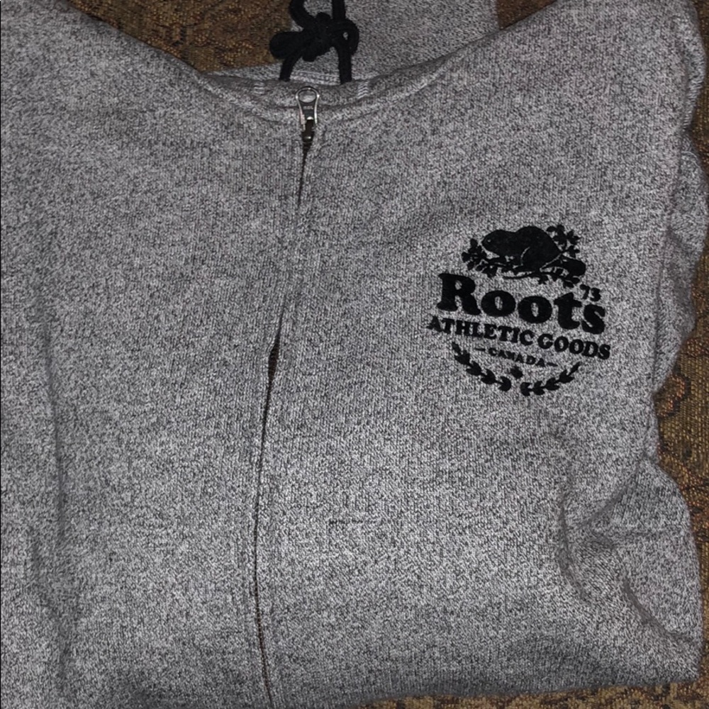 roots full zip hoodie